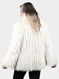 Woman's Shadow Fox Fur Jacket