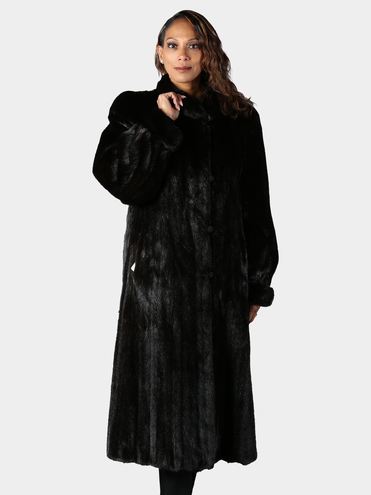 Woman's Ranch Female Mink Fur Coat