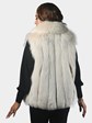Woman's Blush Fox Fur Vest