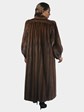 Woman's Plus Size Natural Demi Buff Female Mink Fur Coat