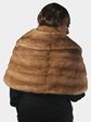 Woman's Vintage Natural Autumn Haze Mink Fur Stole