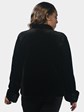 Woman's Black Sheared Mink Fur Jacket