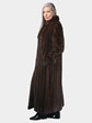 Woman's Natural Demi Buff Female Mink Fur Coat
