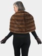 Woman's Vintage Natural Lunaraine Female Mink Fur Stole