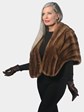 Woman's Vintage Natural Lunaraine Female Mink Fur Stole