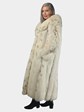 Woman's Lynx Dyed Fox Fur Coat