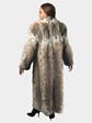 Woman's Natural Cat Lynx Fur Coat