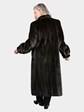 Women's Natural Darkest Mahogany Mink Fur Coat