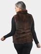 Woman's Natural Lunaraine Female Mink Fur Vest