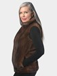 Woman's Natural Lunaraine Female Mink Fur Vest