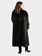 Woman's Plus Size Natural Ranch Mink Fur Coat