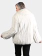 Woman's Natural Blue Fox Fur Jacket