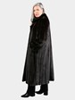 Woman's Deep Mahogany Female Mink Fur Coat