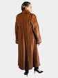 Woman's Natural Whiskey Female Mink Fur Coat