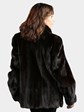 Woman's Deepest Mahogany Mink Fur Jacket