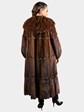 Woman's Natural Demi Buff Mink Fur Coat