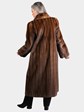 Woman's Natural Light Mahogany Female Mink Fur Coat