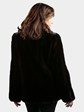 Woman's Natural Deepest Mahogany Female Mink Fur Jacket