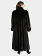 Woman's Extra Long Natural Ranch Female Mink Fur Coat
