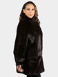 Woman's Natural Mahogany Female Mink Fur Stroller