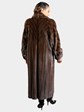 Woman's Natural Mahogany Female Mink Fur Coat