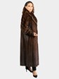 Woman's Natural Mahogany Female Mink Fur Coat