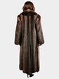 Woman's Vintage Natural Racoon Fur Coat