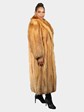 Woman's Natural Red Fox Fur Coat