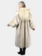 Woman's Natural Brown Cross Mink Female Mink Coat