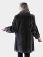 Woman's Dyed Grey Sheared Beaver Fur Stroller
