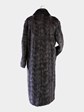 Man's Natural Blue Iris Sculptured Mink Coat