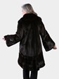 Woman's Natural Ranch Female Mink Fur 3/4 Coat