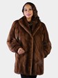 Woman's Natural Lunaraine Mink Fur Strolller