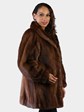 Woman's Natural Lunaraine Mink Fur Strolller