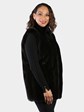 Woman's Natuiral Ranch Mink Fur Vest