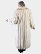 Woman's Natural Blue Fox Fur Coat