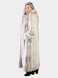 Woman's Natural Blue Fox Fur Coat