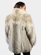 Woman's Natural Cayote Fur Stroller