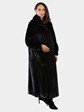 Woman's Plus Size Natural Ranch Female Mink Fur Coat
