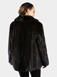 Woman's Natural Deep Mahogany Female Mink Fur Jacket