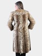Woman's Vintage Natural Cat Lynx Fur Coat