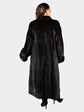 Woman's Natural Deep Mahogany Mink Fur Coat