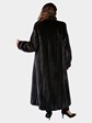 Woman's Natural Deepest Mahogany Female Mink Fur Coat