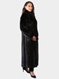 Woman's Natural Deepest Mahogany Female Mink Fur Coat