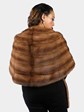 Woman's Plus Size Natural Lunaraine Vintage Mink Fur Stole