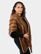 Woman's Plus Size Natural Lunaraine Vintage Mink Fur Stole