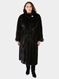 Woman's Blackglama Plus Size Natural Ranch Mink Fur Coat