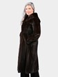 Woman's Vintage Deep Mahogany Mink Fur Coat