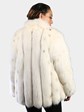 Woman's Lynx Dyed Shadow Fox Fur Jacket by Christian Dior
