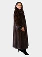 Woman's Natural Mahogany Female Mink Fur Coat by Scaasi